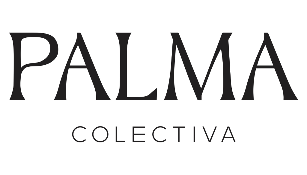 Logo showing the word PALMA in large serif letters with COLECTIVA below, in black on white.