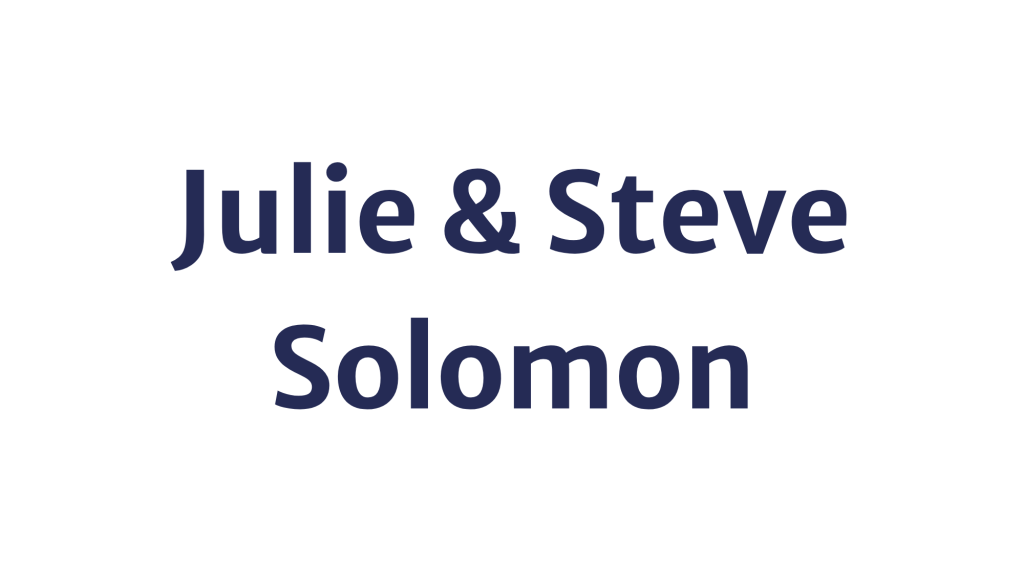 julie and steve solomon